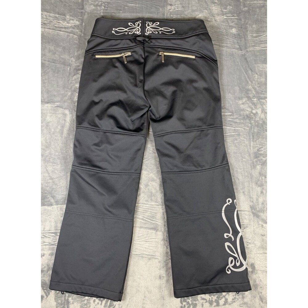 Athleta Women’s Size 10P Black Ski Snowboard Soft Shell Lined Pants - Picture 2 of 14